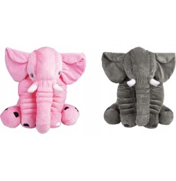 Plush Elephant Pillow Toy XXL 60 cm