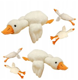 Ruchoma gęś pluszak 70 cm dla dzieci