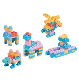 Set of 100 Soft Blocks for Kids