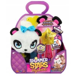 Epee Shimmer Stars Panda - plush toy with wand