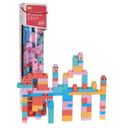 Set of 100 Soft Blocks for Kids