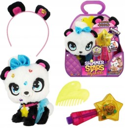 Epee Shimmer Stars Panda - plush toy with wand