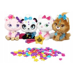 Epee Shimmer Stars Panda - plush toy with wand