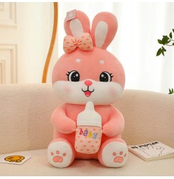 Stuffed Bunny with Bottle 40 cm