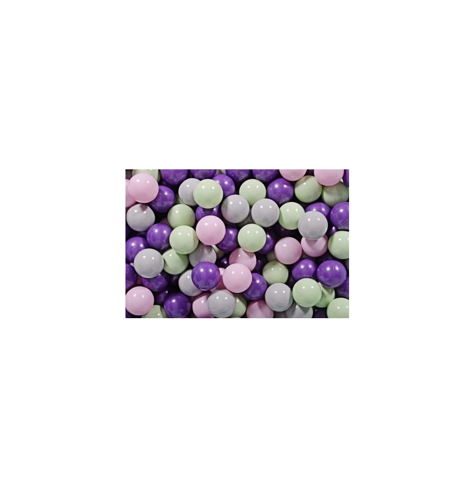 Set of 300 plastic balls for kids pool