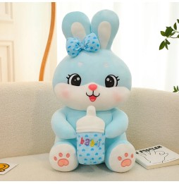 Stuffed Bunny with Bottle 40 cm