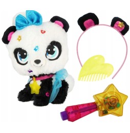 Epee Shimmer Stars Panda - plush toy with wand