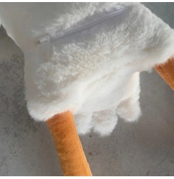 Ruchoma gęś pluszak 70 cm dla dzieci
