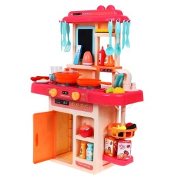 Pink Kitchen with Dining Area for Kids