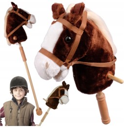 Hobby horse koń na kiju z dźwiękami