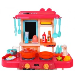 Pink Kitchen with Dining Area for Kids