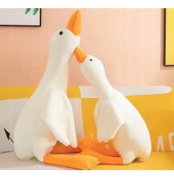 Ruchoma gęś pluszak 70 cm dla dzieci