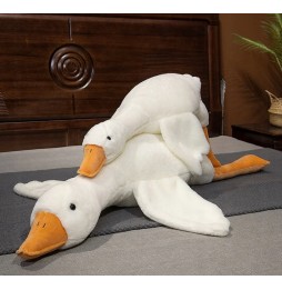 Ruchoma gęś pluszak 70 cm dla dzieci
