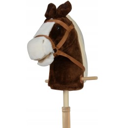 Hobby horse koń na kiju z dźwiękami