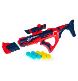 Manual Toy Rifle for Kids 6+ with Sight and Balls