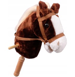 Hobby horse koń na kiju z dźwiękami