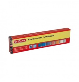 Creioane pastelate uscate 12 culori - Herlitz