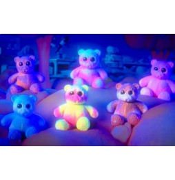 Purple-Mint Bear with Glow Function