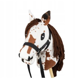 Hobby Horse Skippi A4 biało brązowy - zabawka dla dzieci