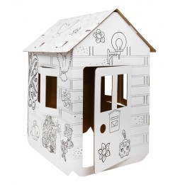 XXL House with Car Coloring for Kids