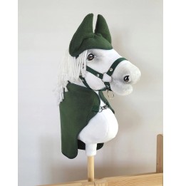 Pătură și căști Hobby Horse A4 - verde sticlă