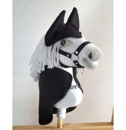 Pătură și urechi pentru Hobby Horse A4 - negru