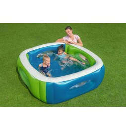 Inflatable Kids Pool with Viewing Windows BESTWAY