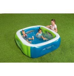 Inflatable Kids Pool with Viewing Windows BESTWAY