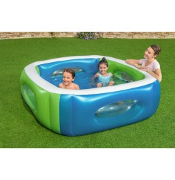 Inflatable Kids Pool with Viewing Windows BESTWAY