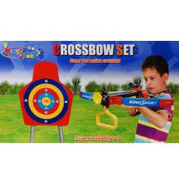 Large Crossbow Set for Kids with Target and Bolts