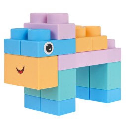 Set of 100 Soft Blocks for Kids