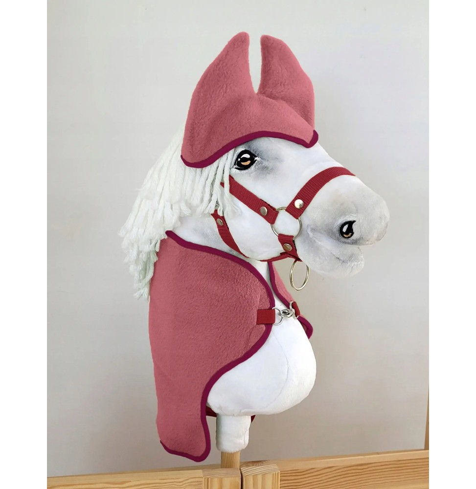 Blanket and Earmuffs for Hobby Horse A3 - Berry