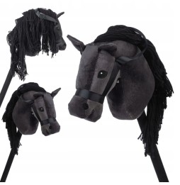 Interactive Horse Head on a Stick 65cm