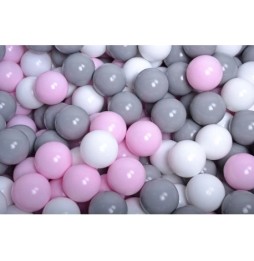 Set of 100 Plastic Balls 7cm for Pool Play