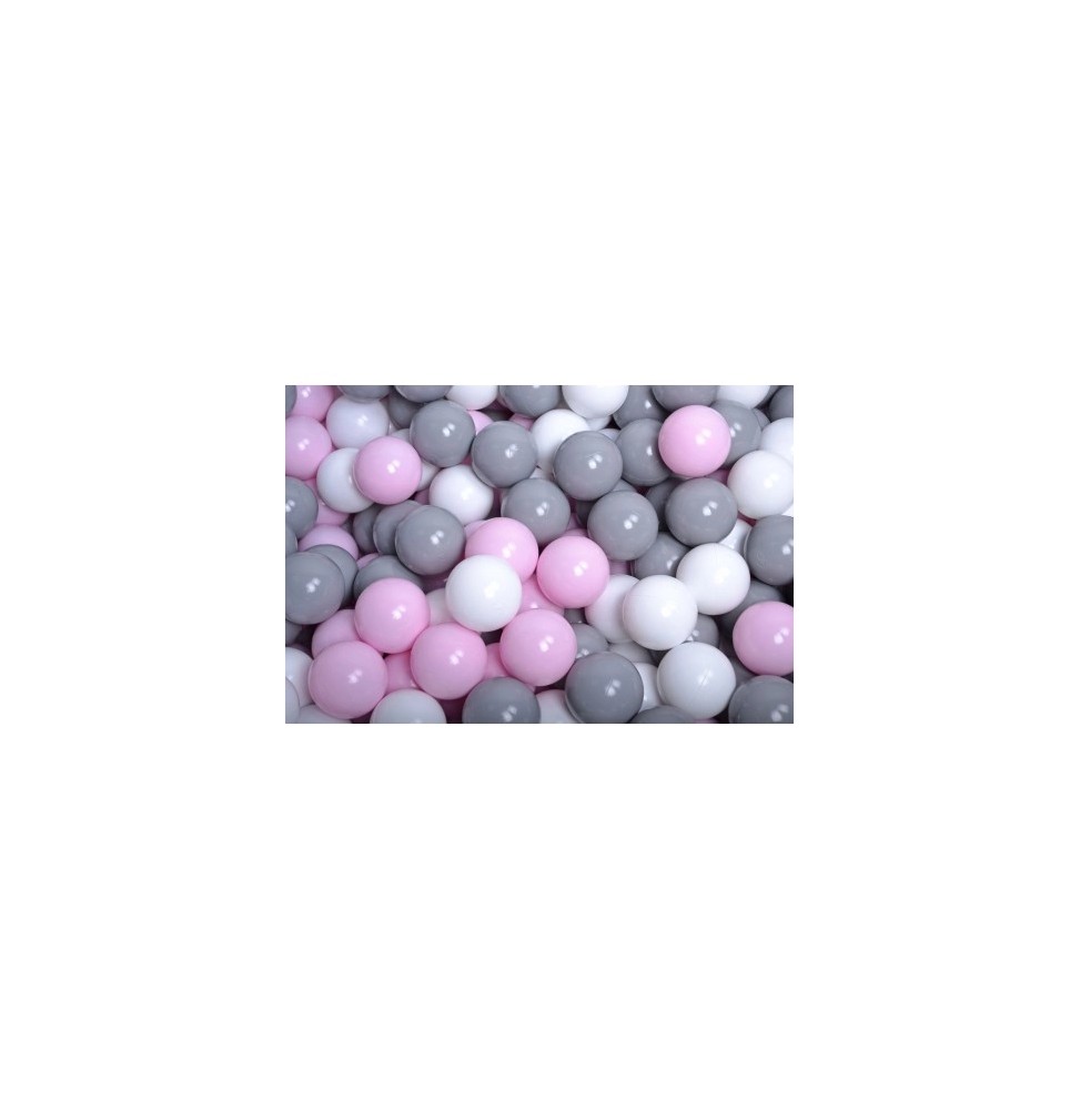 Set of 100 Plastic Balls 7cm for Pool Play