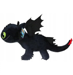 Szczerbatek maskotka 40 cm czarna furia