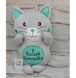 Personalized Plush Kitten for Baptism