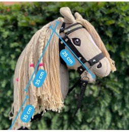 Hobby Horse Bella A3 bej închis cu accesorii