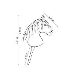 Hobby Horse Premium - cal tobiano A3