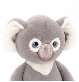 Gray Fluffy Koala Plush Toy - 30cm