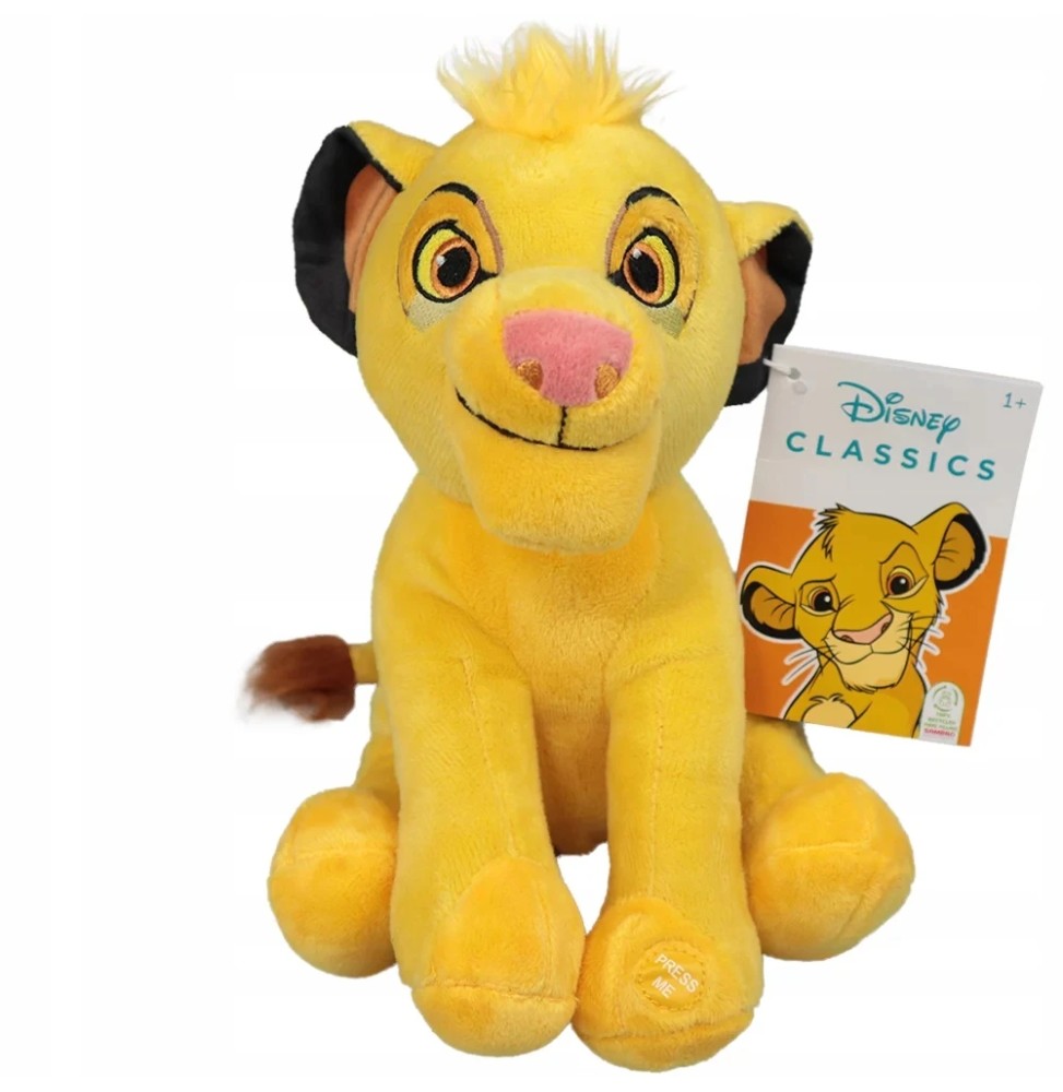 Maskotka Simba z dźwiękiem Król Lew 29 cm