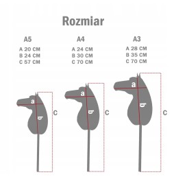 Hobby horse A4 - Konik na patyku