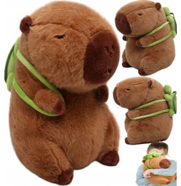 Pluszowa kapibara Michu 30 cm z plecakiem