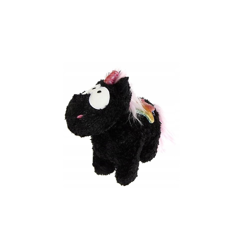 Nici Unicorn Soft Toy Yin 22cm Black/Multi-Coloured