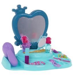 Kids Blue Vanity Set with Beauty Fashion Accessories