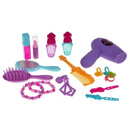 Kids Blue Vanity Set with Beauty Fashion Accessories