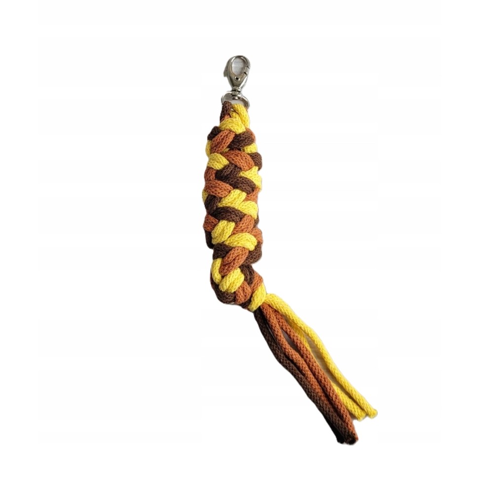 Hobby Horse Lead Rope - Yellow, Terracotta, Brown