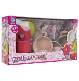 Colorful Pots and Accessories Set for Kids