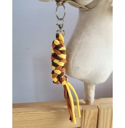 Hobby Horse Lead Rope - Yellow, Terracotta, Brown