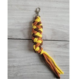 Hobby Horse Lead Rope - Yellow, Terracotta, Brown